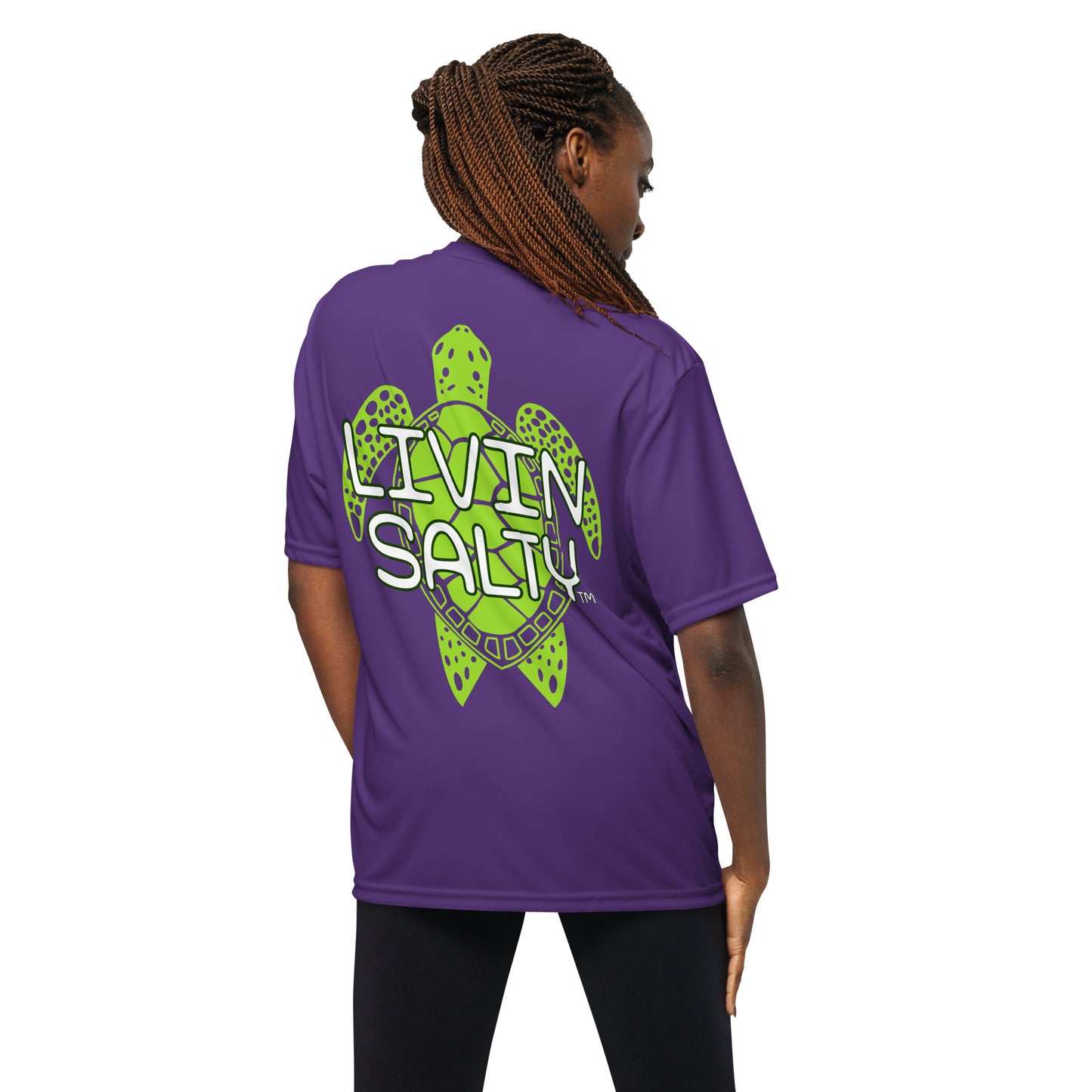 Dry Fit LIVIN SALTY Turtle t-shirt