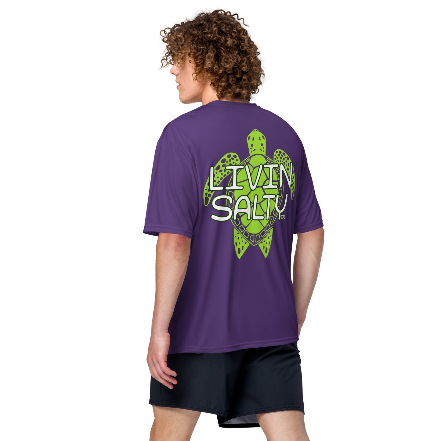 Dry Fit LIVIN SALTY Turtle t-shirt