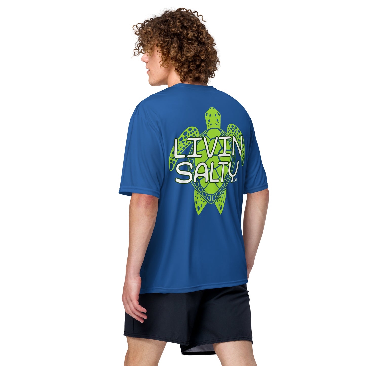 Dry Fit LIVIN SALTY Turtle t-shirt