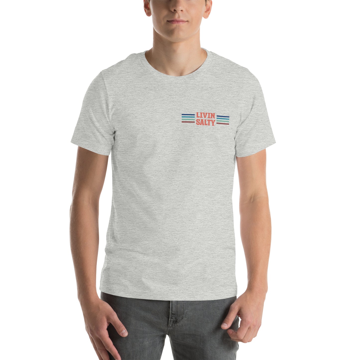 Unisex LIVIN SALTY Pelican t-shirt