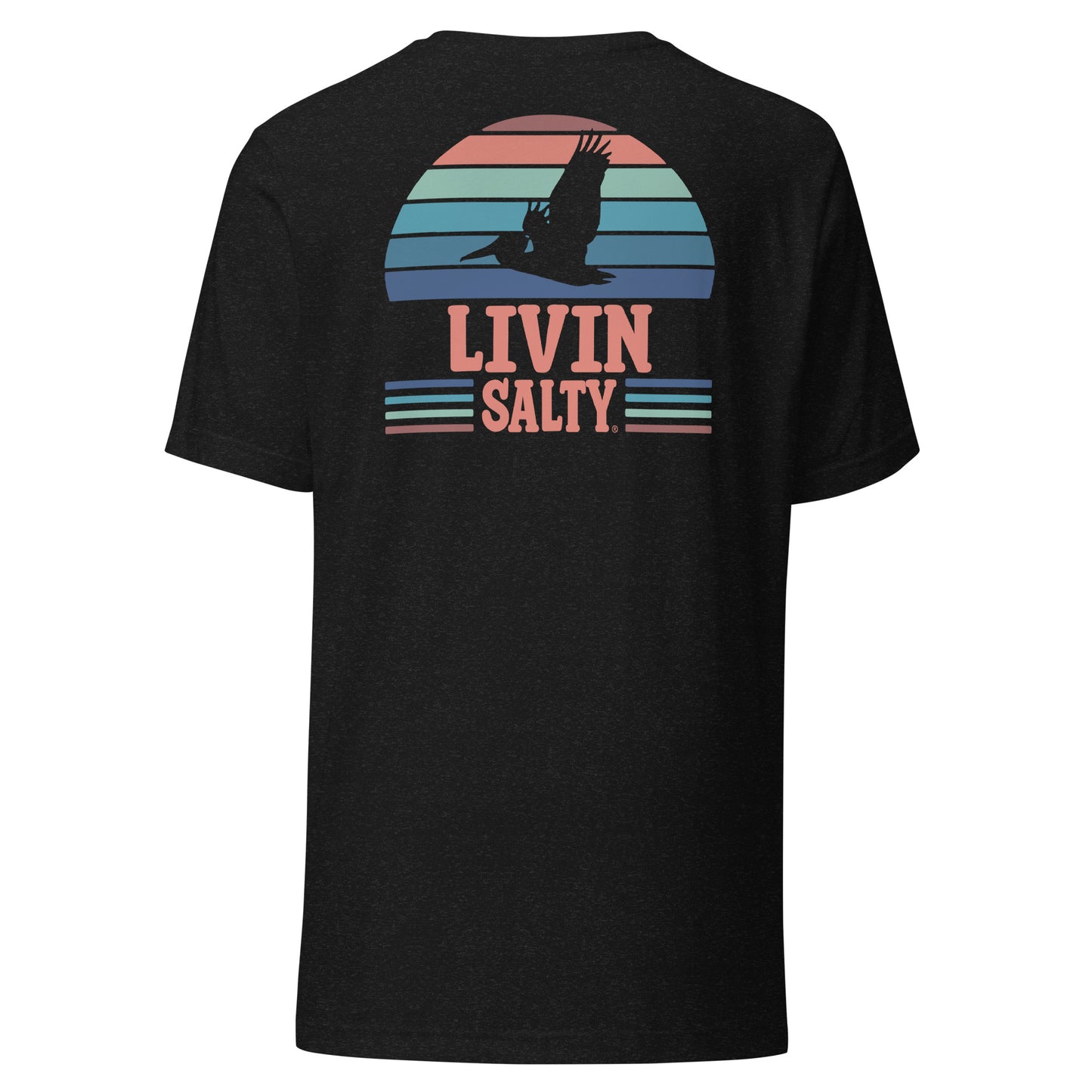 Unisex LIVIN SALTY Pelican t-shirt