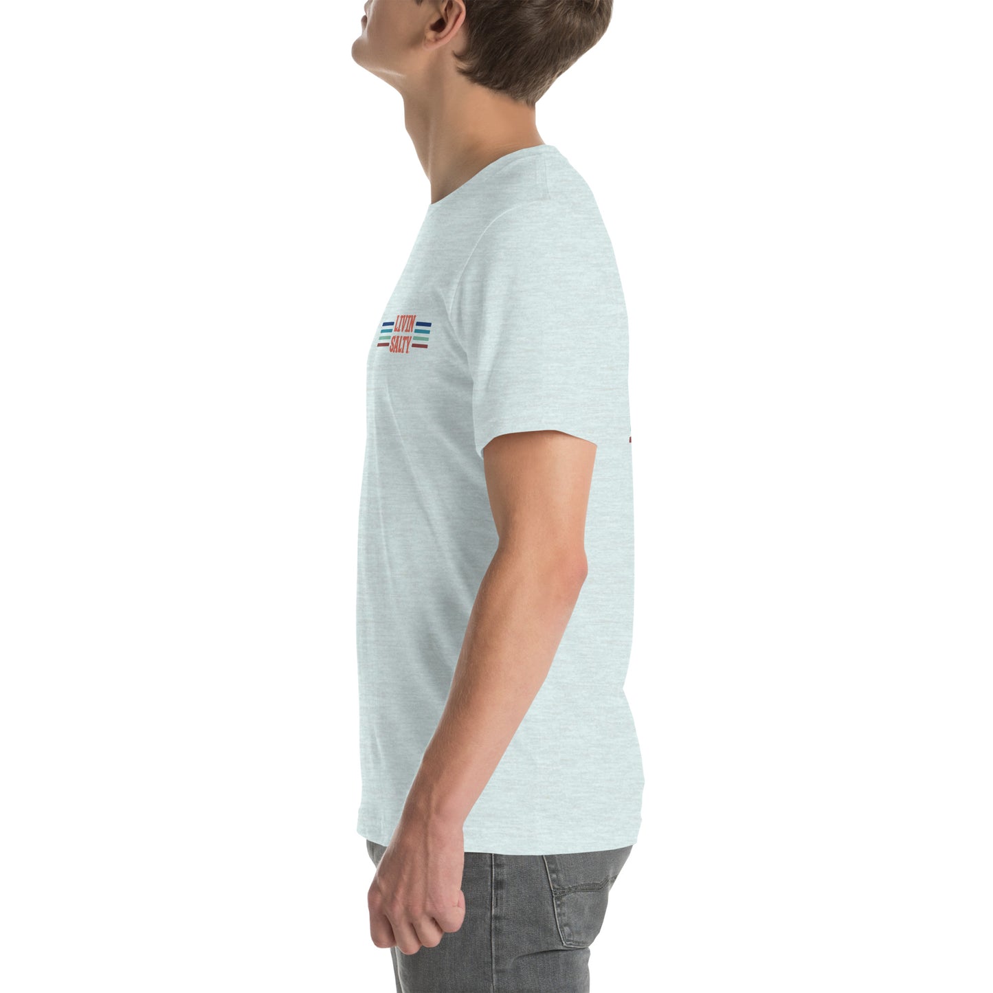 Unisex LIVIN SALTY Pelican t-shirt