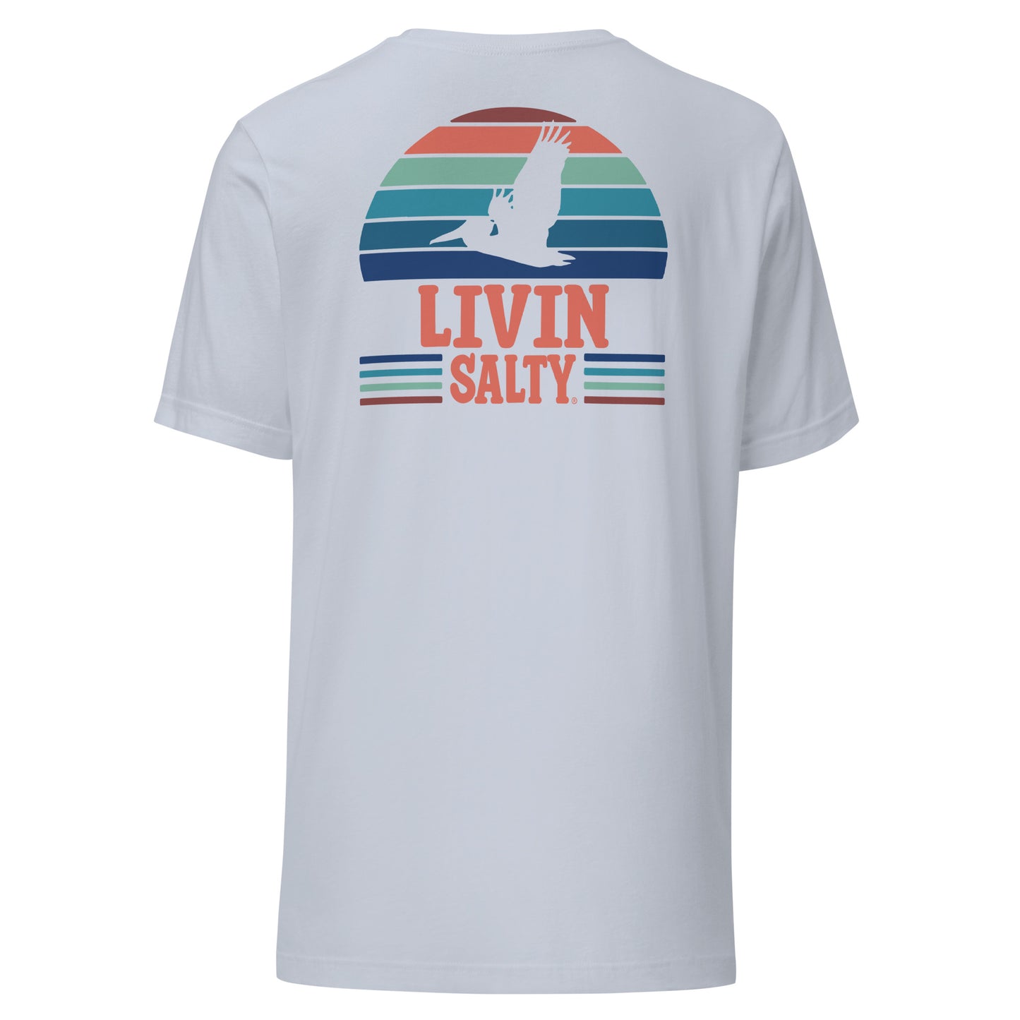 Unisex LIVIN SALTY Pelican t-shirt